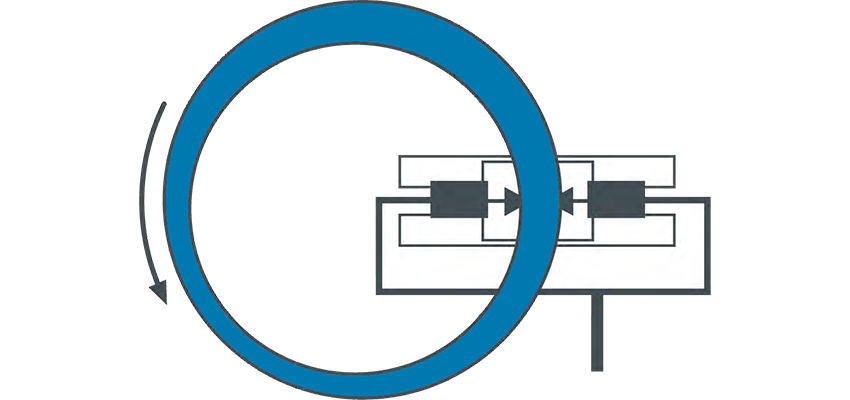 Mesure pneumatique sans contact par fuite d'air pour des mesures de Concentricité