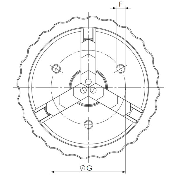 Accessoire de mesure : plan mandrins aluminium PMS44XX