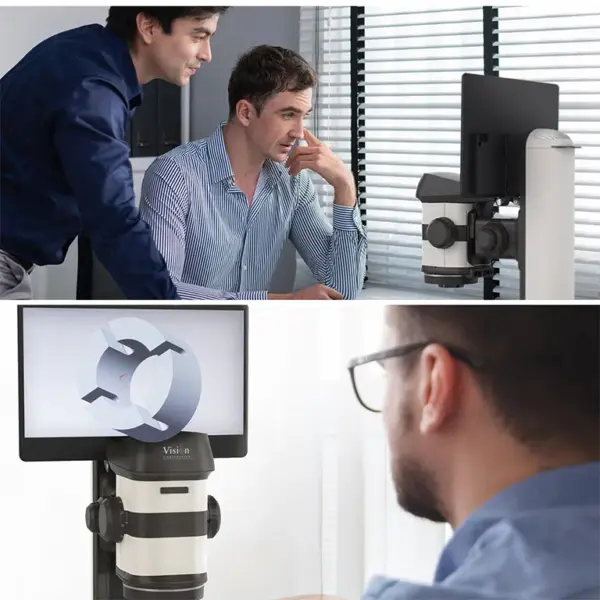 Microscope 3D ProteQ VISO utilisé en inspection collaborative pour contrôle qualité industriel