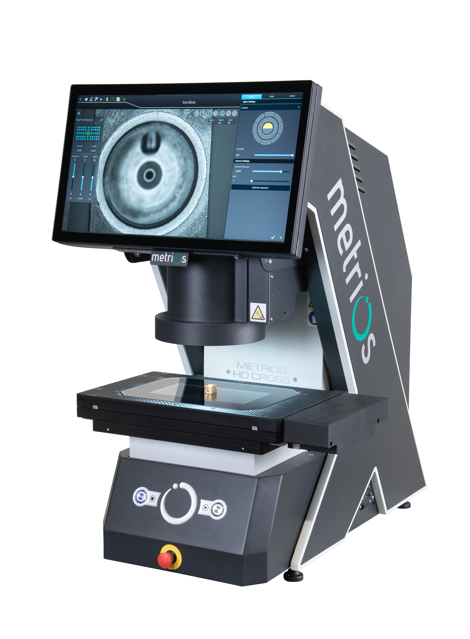 Metrios HD Cross – Machine de mesure optique
